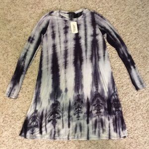 Tie dye tshirt dress